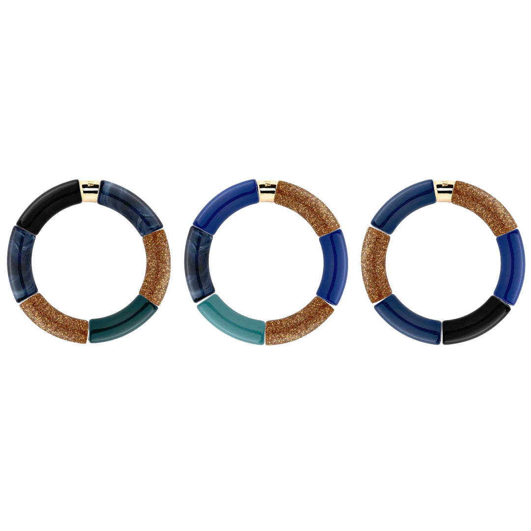 PARABAYA BR Trio Pipoca Azul-Ouro