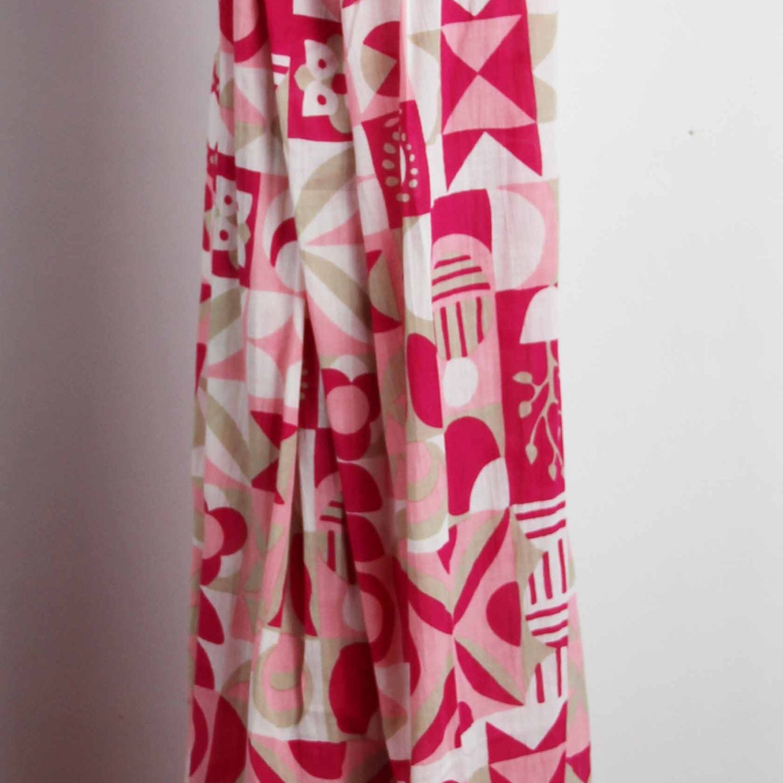 LES BELLES VAGABONDES Foulard Coton Bio Bergen Fuchsia