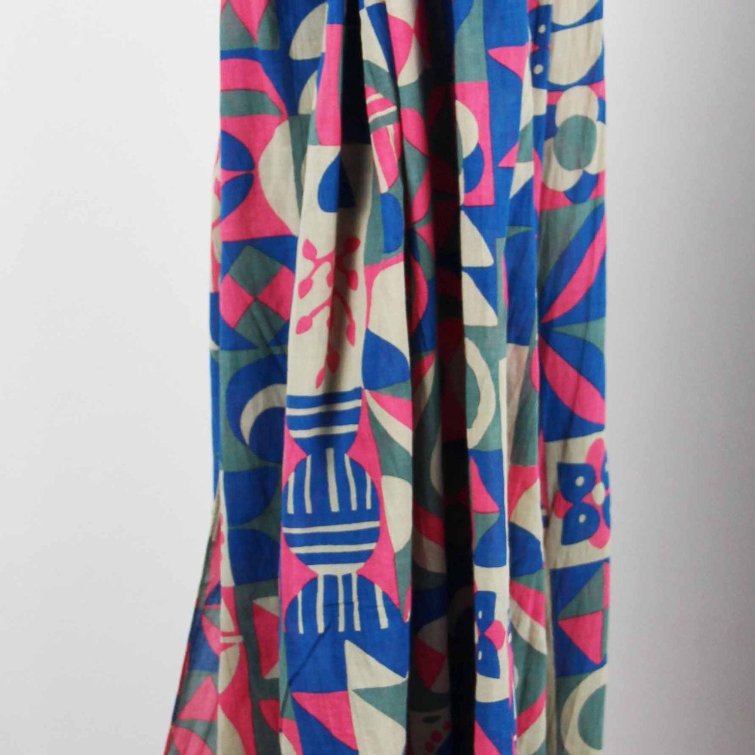 LES BELLES VAGABONDES Foulard Coton Bio Bergen Rose