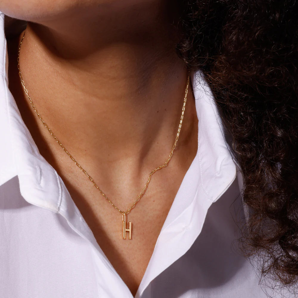 DESIGN LETTERS Pendentif initiale H