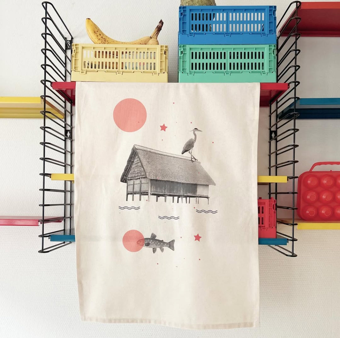 ANGEL FAMILY DESIGN Linge de cuisine Cabane Lacustre