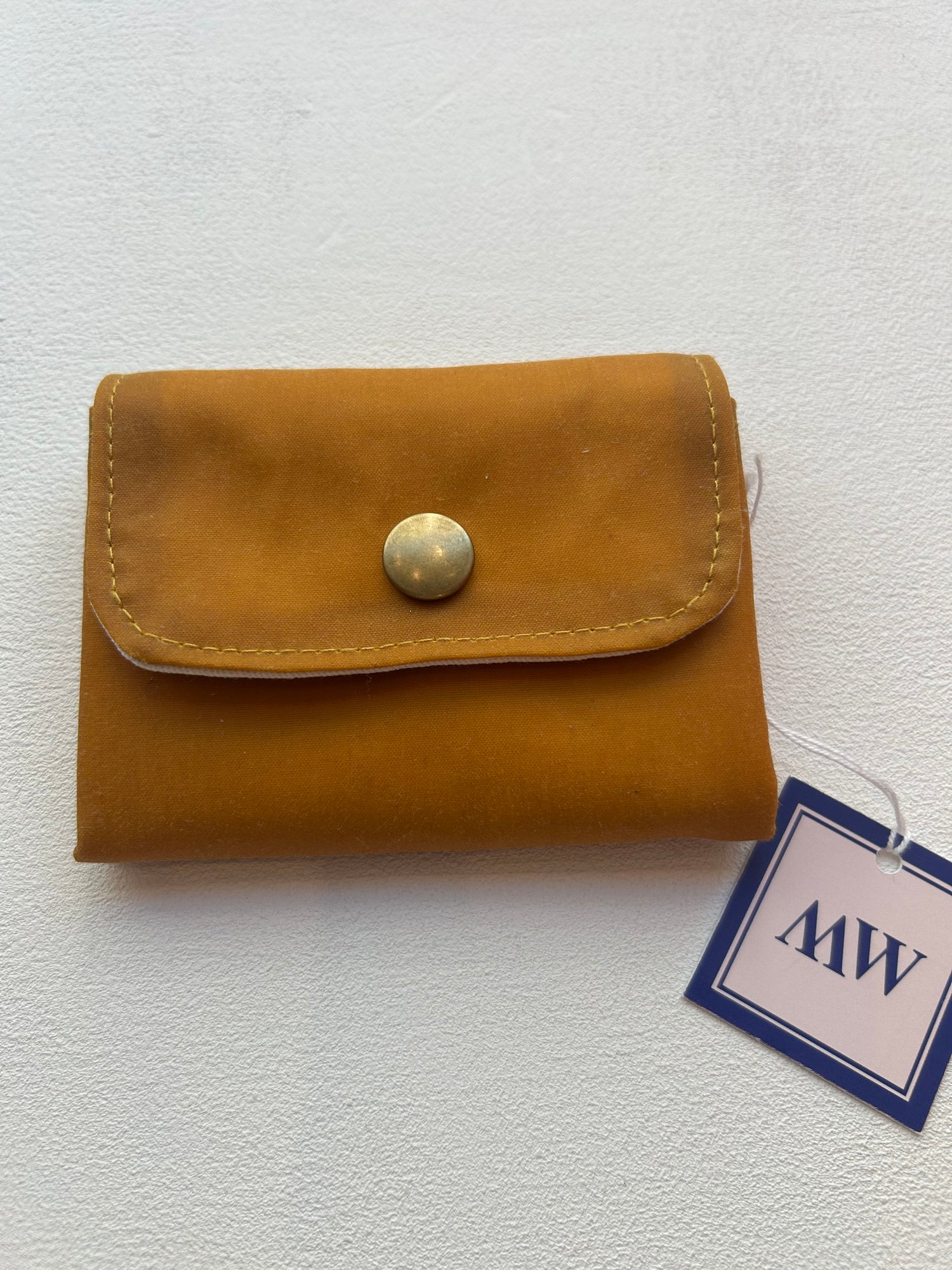 MAISON MALLOW Mini portefeuille Jaune Moutarde