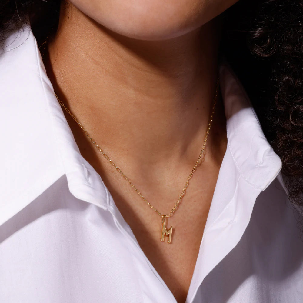 DESIGN LETTERS Pendentif initiale M
