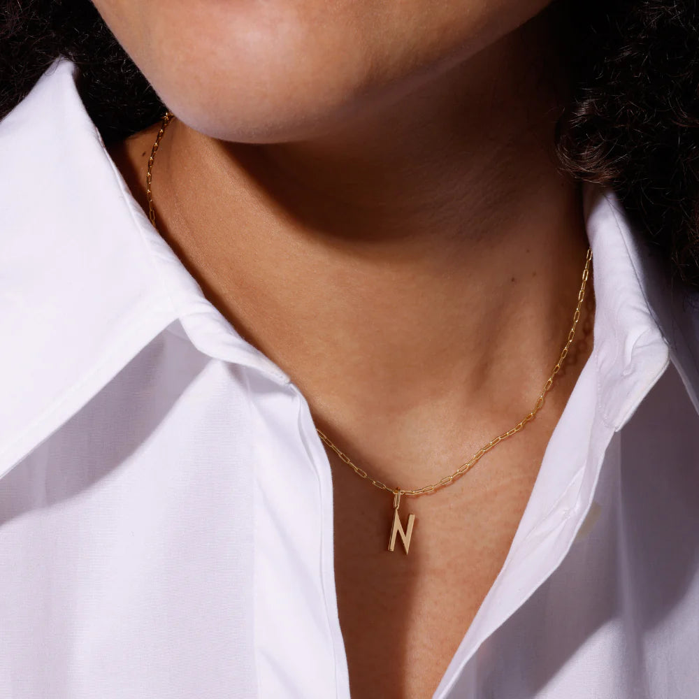DESIGN LETTERS Pendentif initiale N