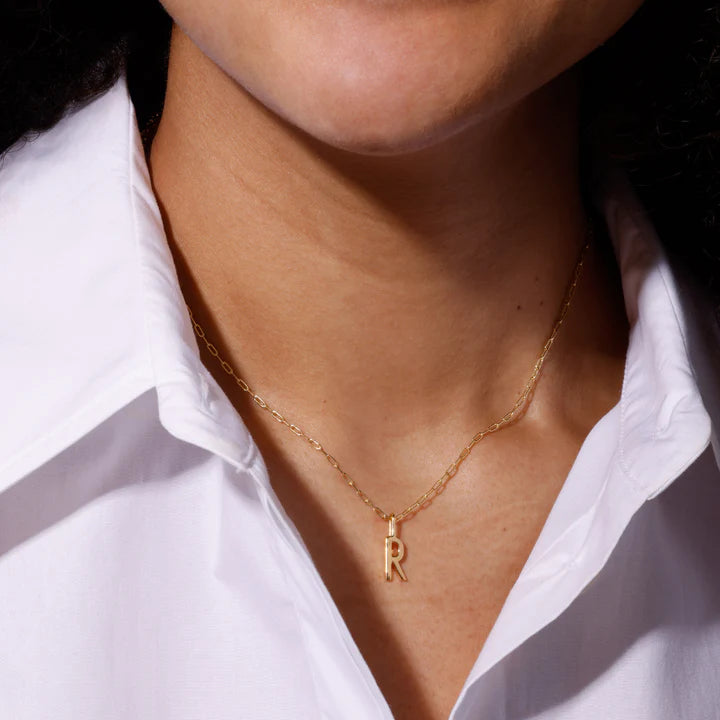 DESIGN LETTERS Pendentif initiale R