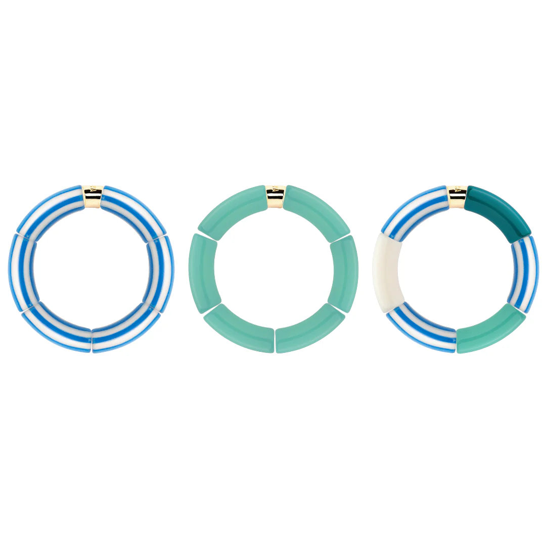 PARABAYA BR Trio Pipoca Riviera Turquesa