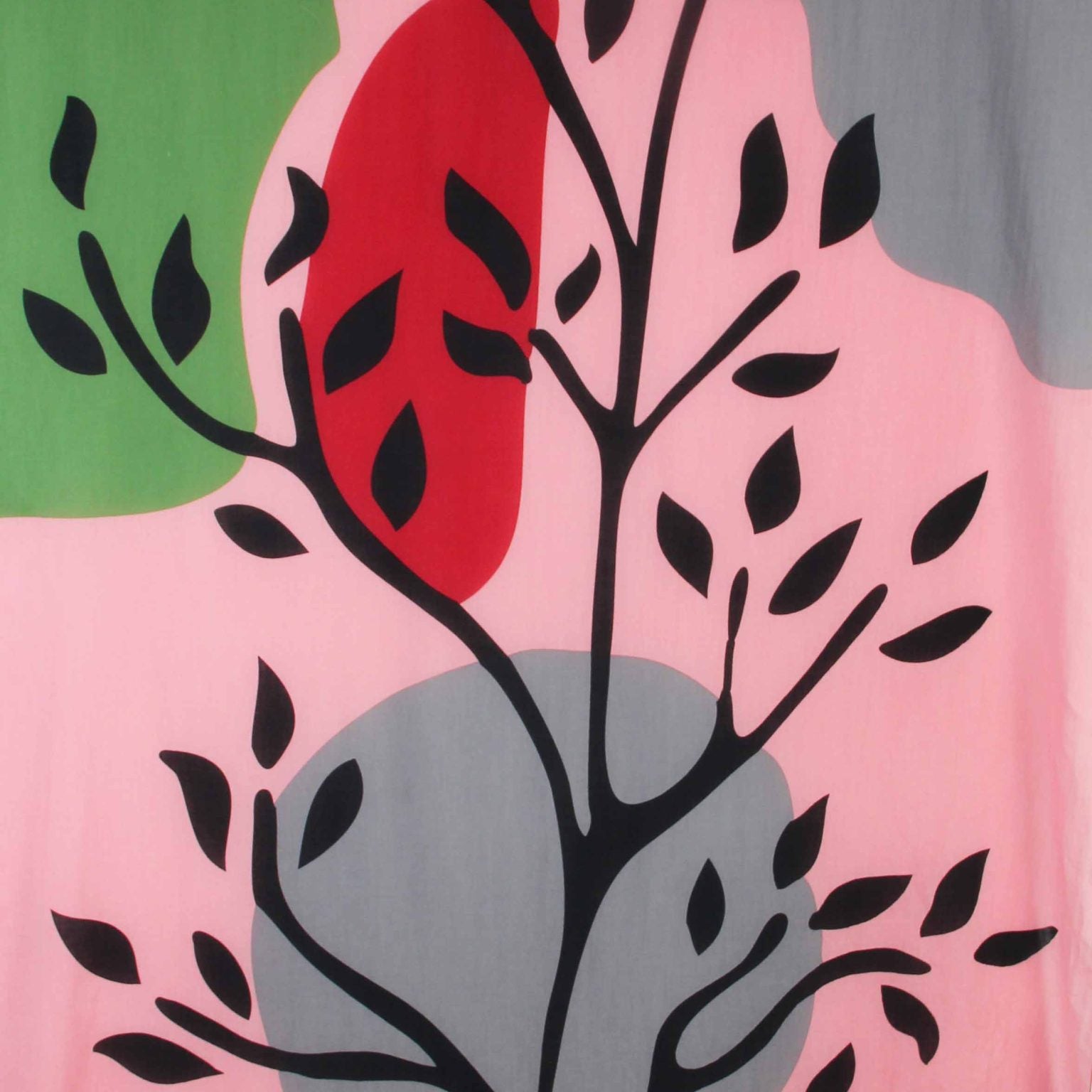 LES BELLES VAGABONDES Foulard Coton Bio Sycomore Rose