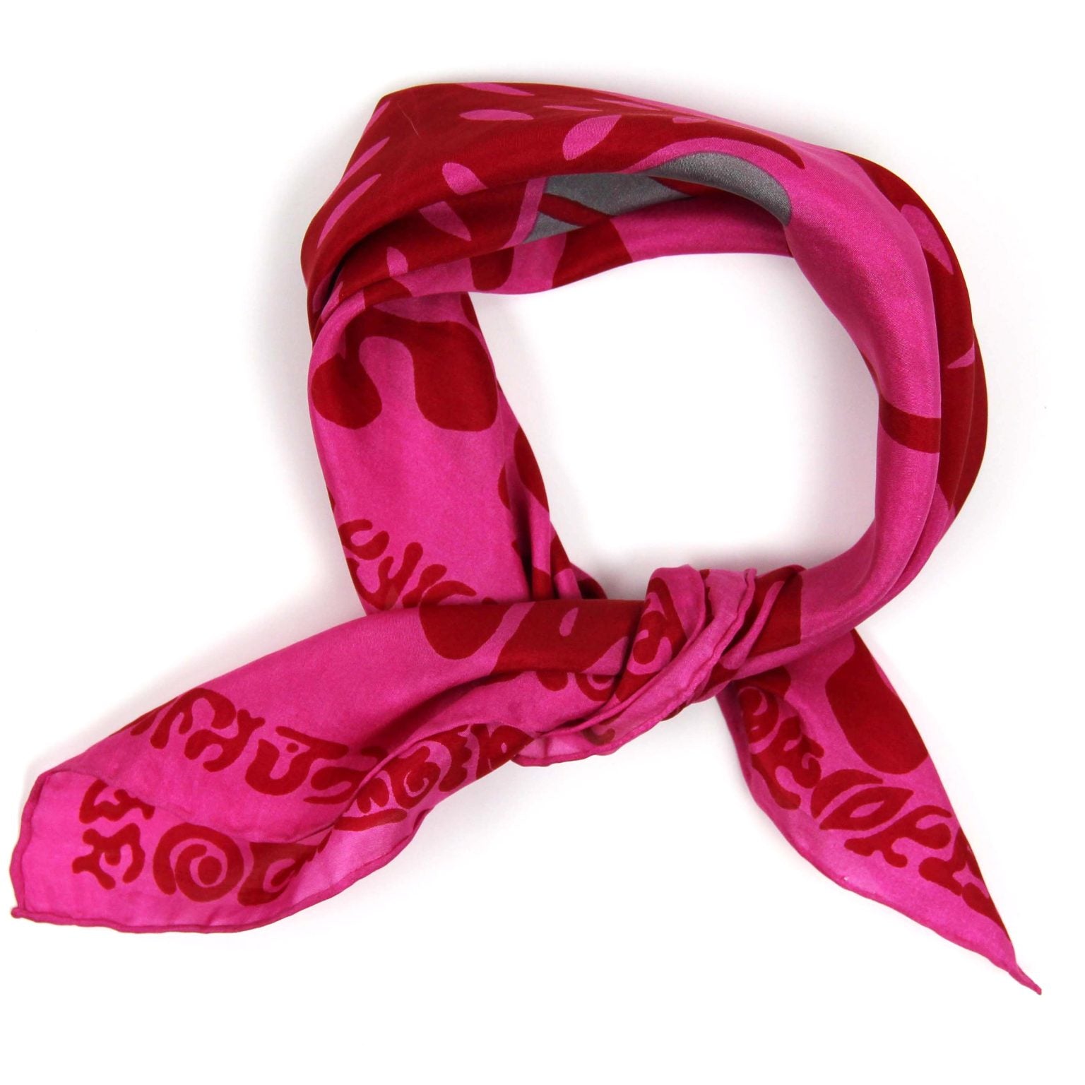 LES BELLES VAGABONDES Mini Soie Arum Fuchsia