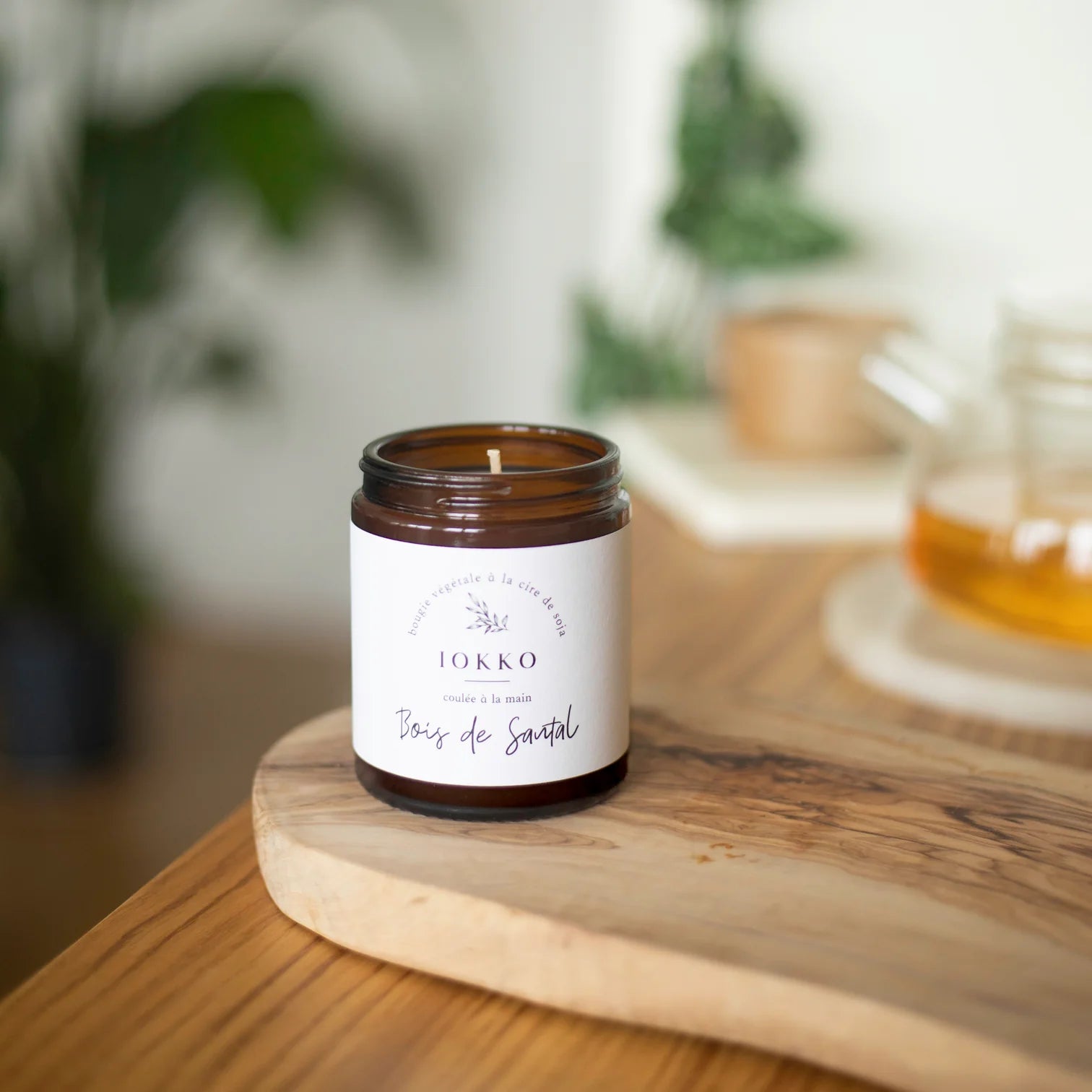 IOKKO Bougie Intemporelle - Bois de Santal