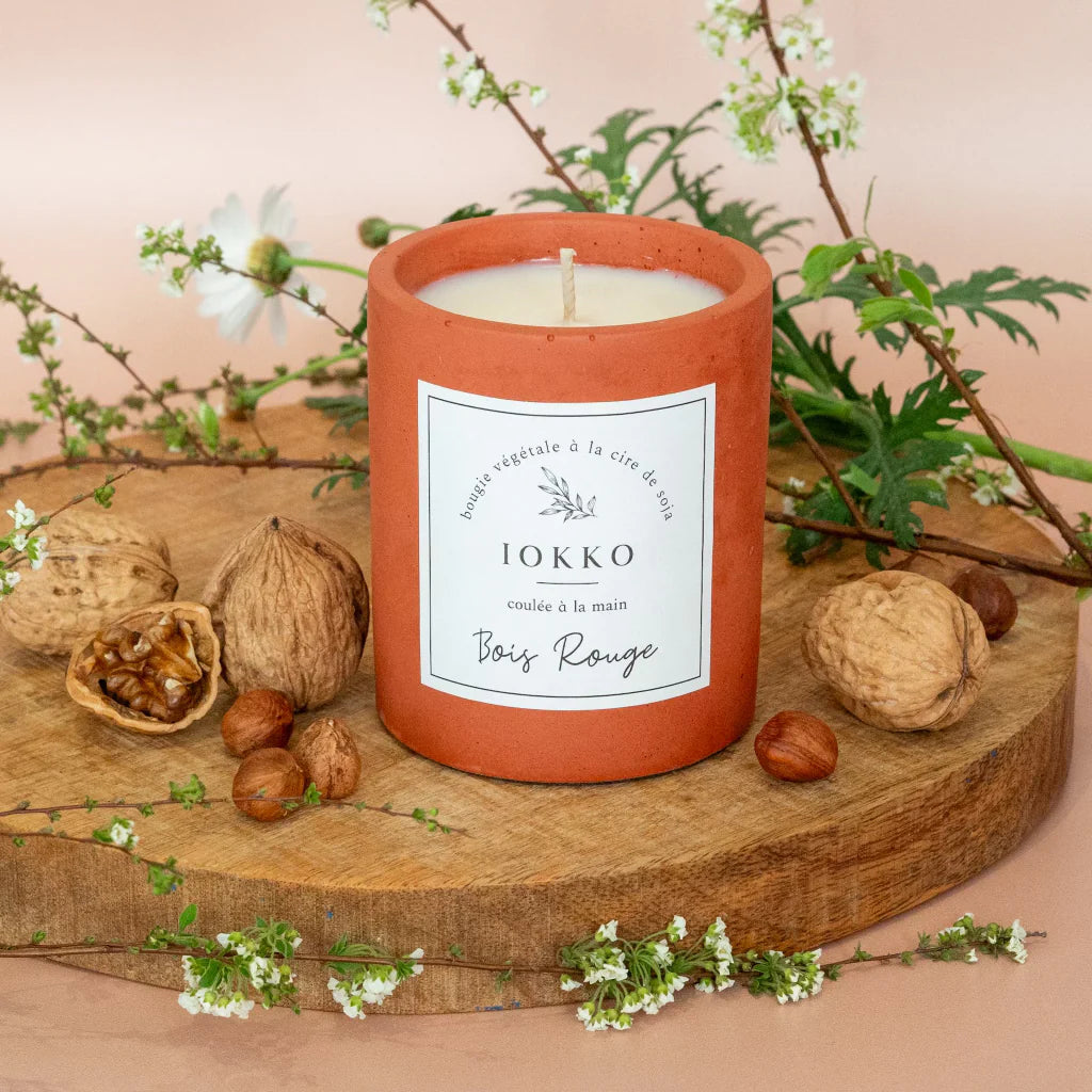 IOKKO Bougie Signature - Bois Rouge