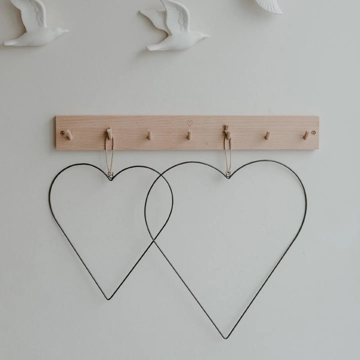 EULENSCHNITT Coeur à suspendre grand