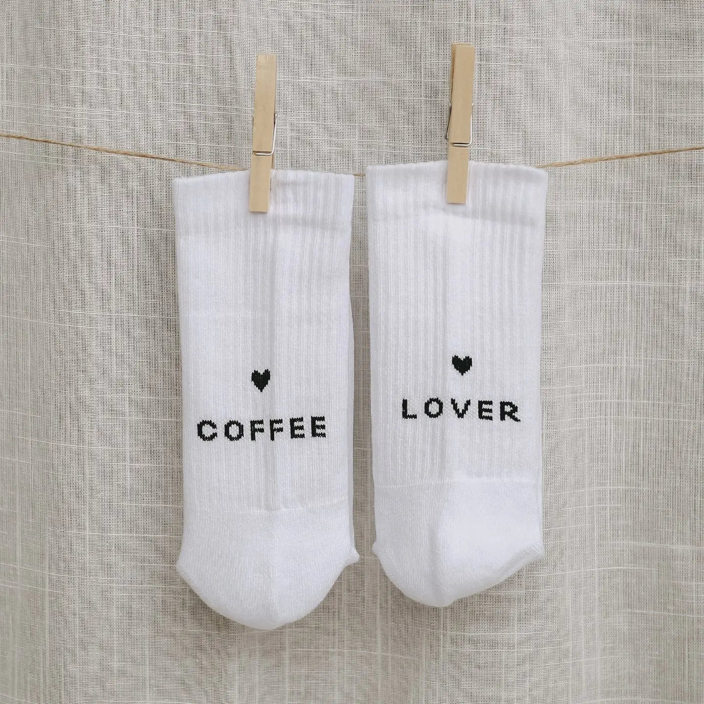 EULENSCHNITT Chaussettes COFFEE LOVER