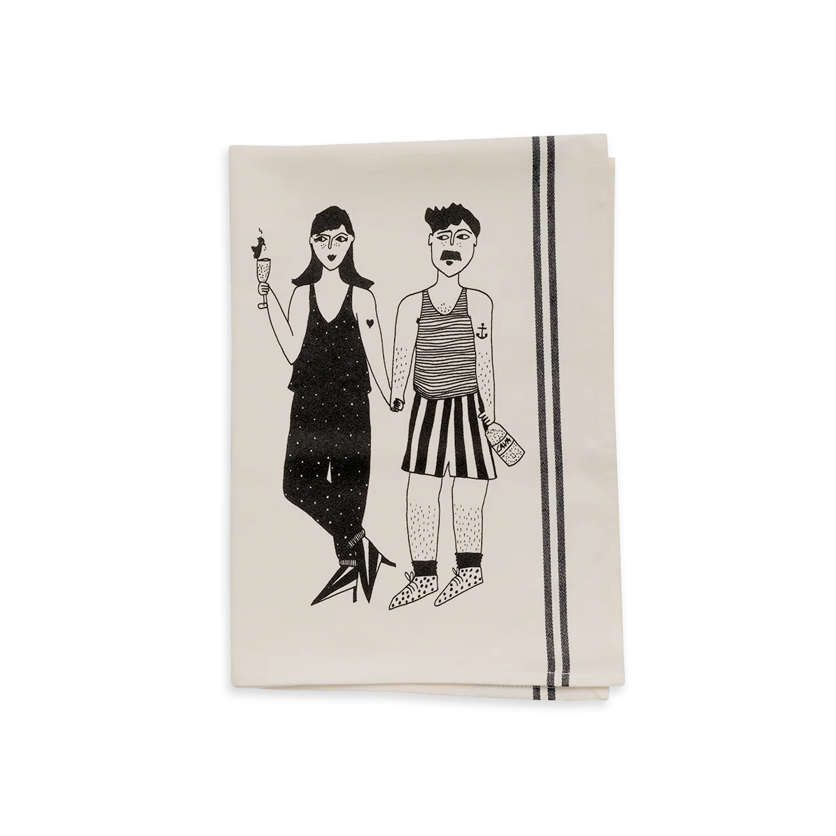 HELEN B Linge de cuisine Apero couple