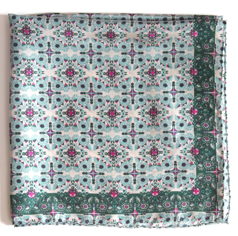 LES BELLES VAGABONDES Mini Soie Agadir Kaki