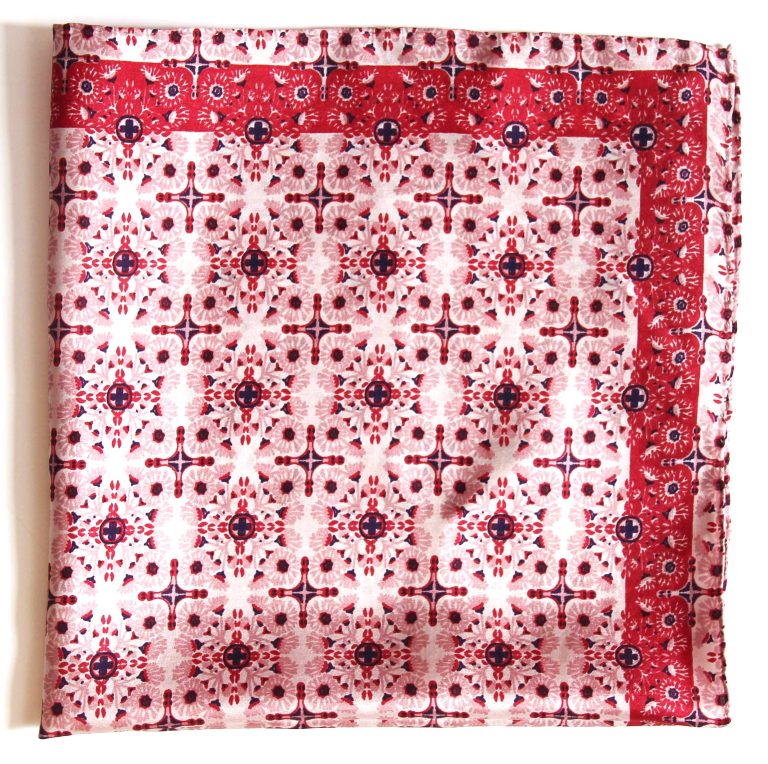 LES BELLES VAGABONDES Mini Soie Agadir Rose