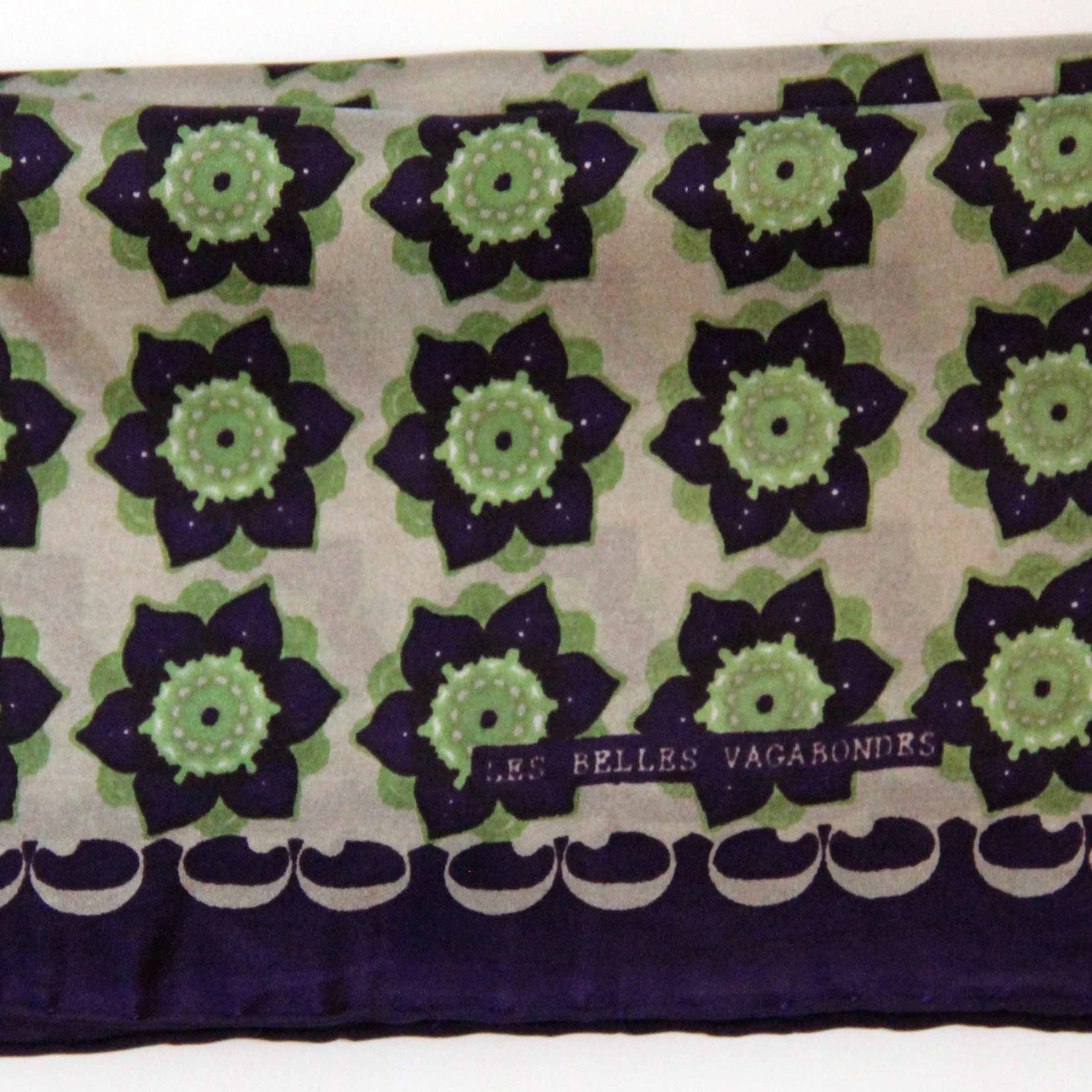 LES BELLES VAGABONDES Mini Soie Daisy Prune