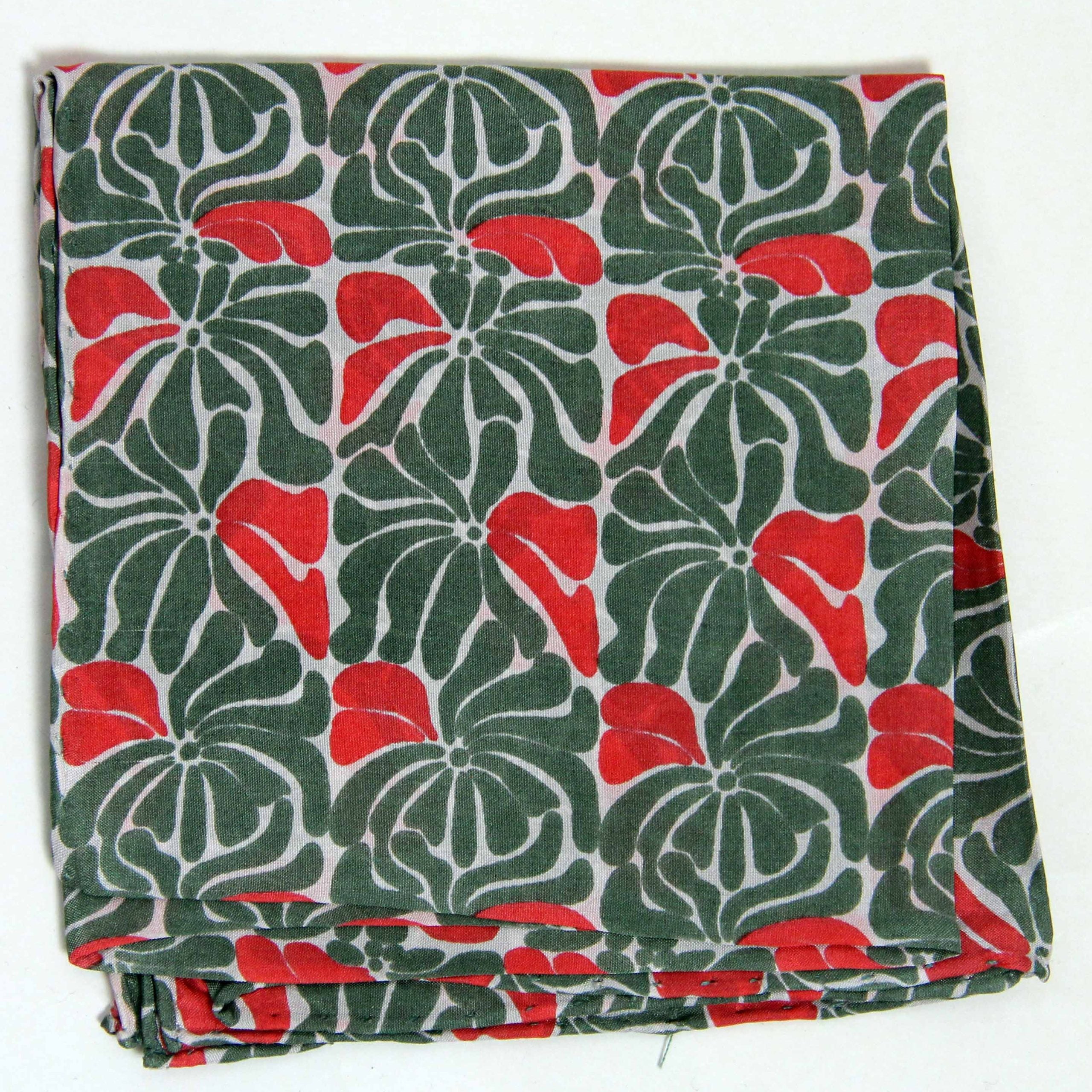 LES BELLES VAGABONDES Mini Soie Plumeria Kaki