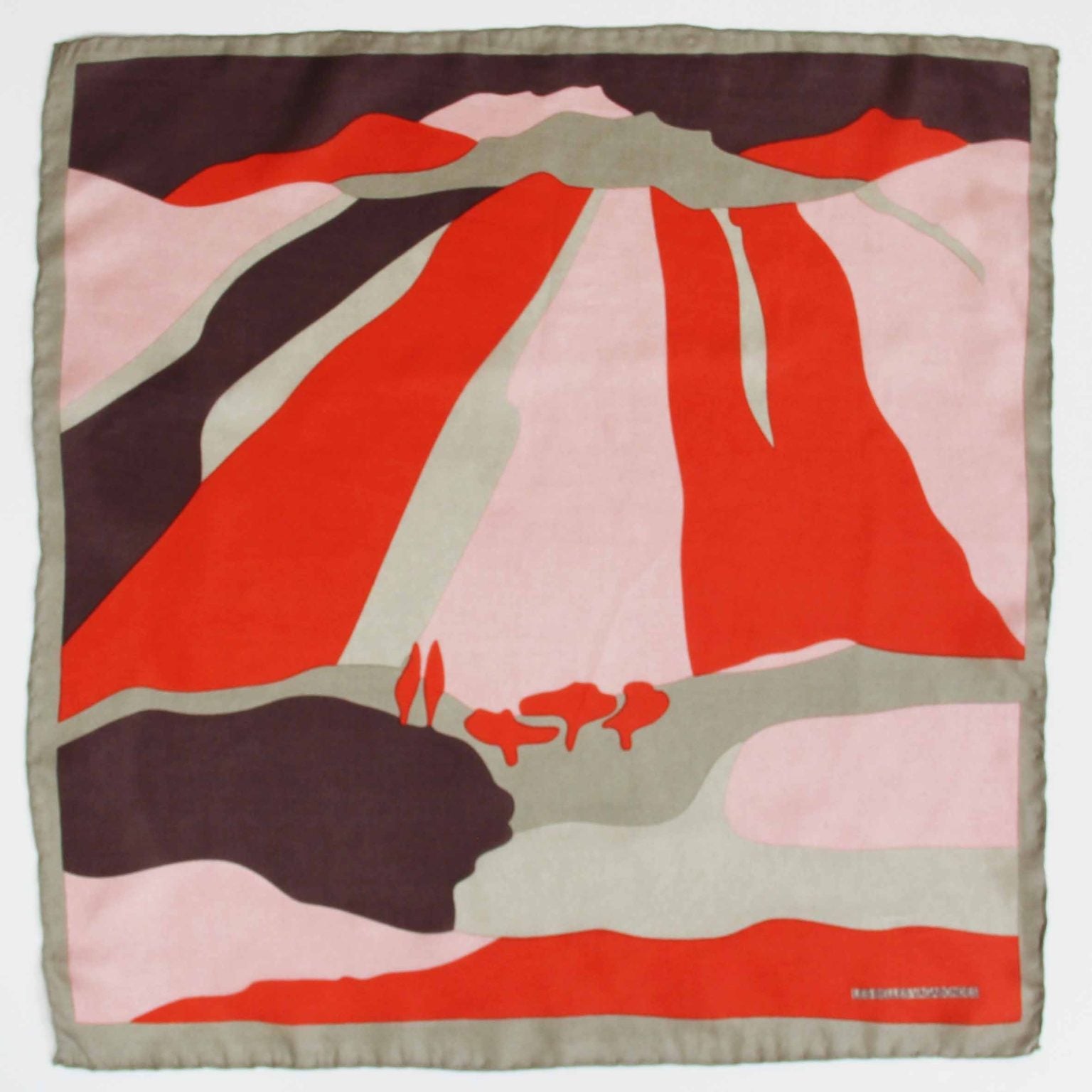 LES BELLES VAGABONDES Mini Soie Vivaro Corail