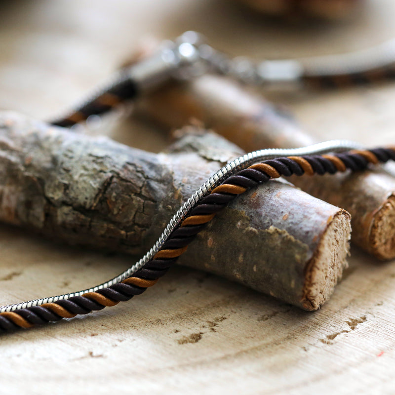 VALENTIN & VALENTINE Bracelet Argenté Mixte Camel