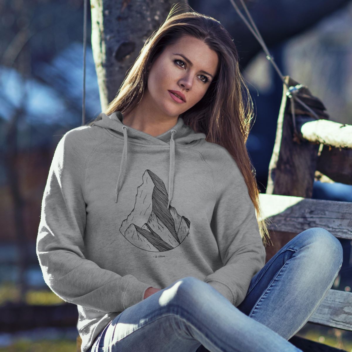 AMT DESIGN Sweat Femme Cervin Soft Grey