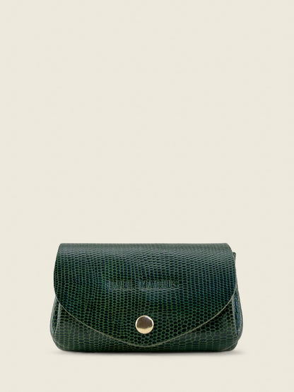 PAUL MARIUS Porte-monnaie LeGustave Lézard Malachite