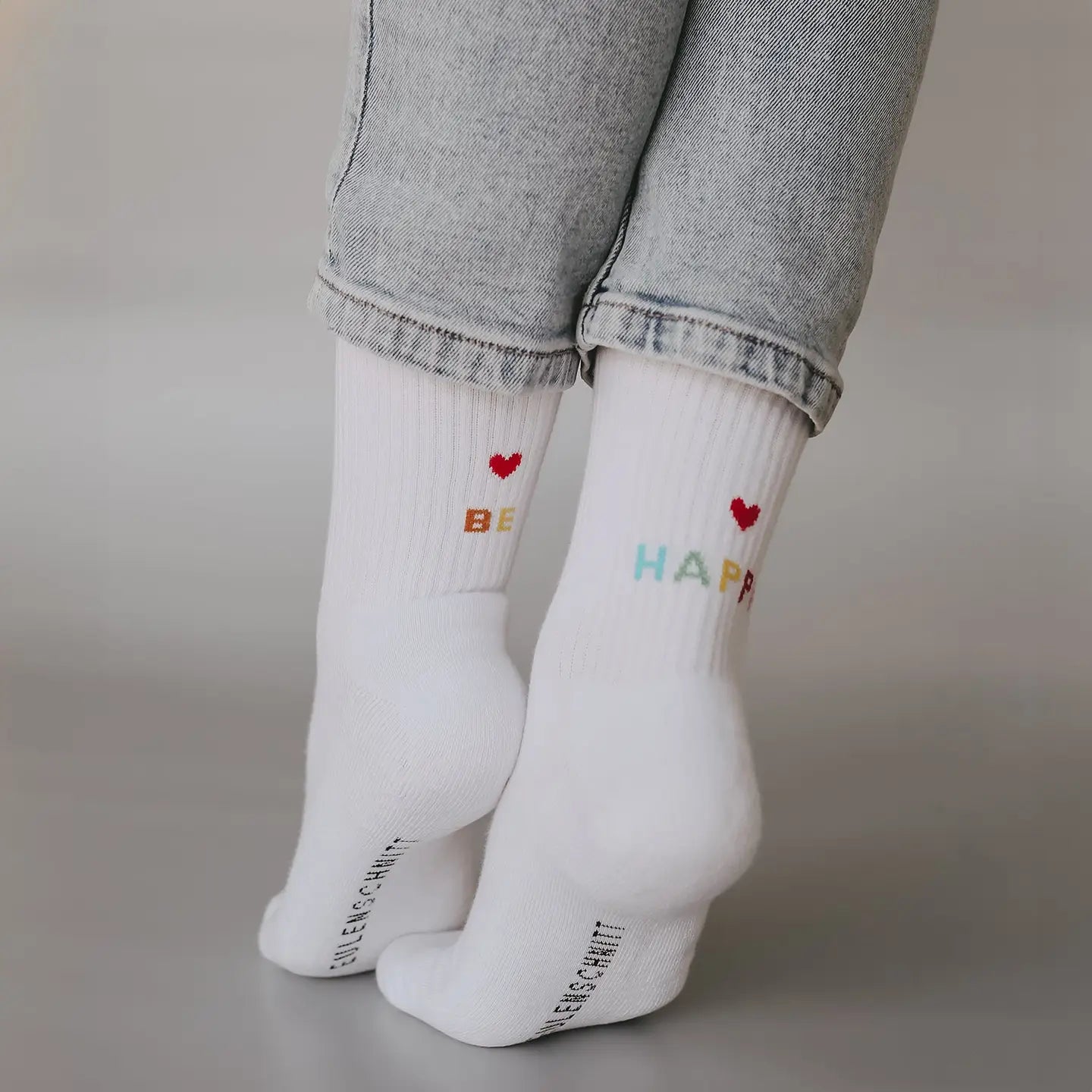 EULENSCHNITT Chaussettes BE HAPPY