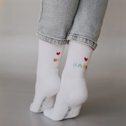 EULENSCHNITT Chaussettes BE HAPPY
