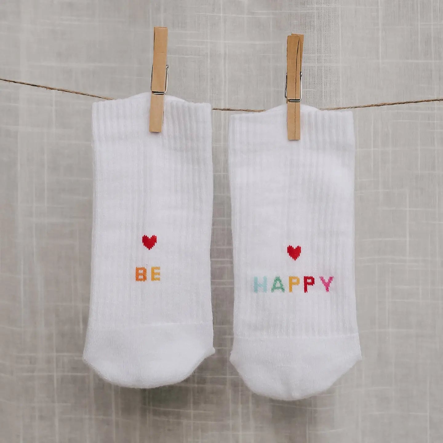 EULENSCHNITT Chaussettes BE HAPPY
