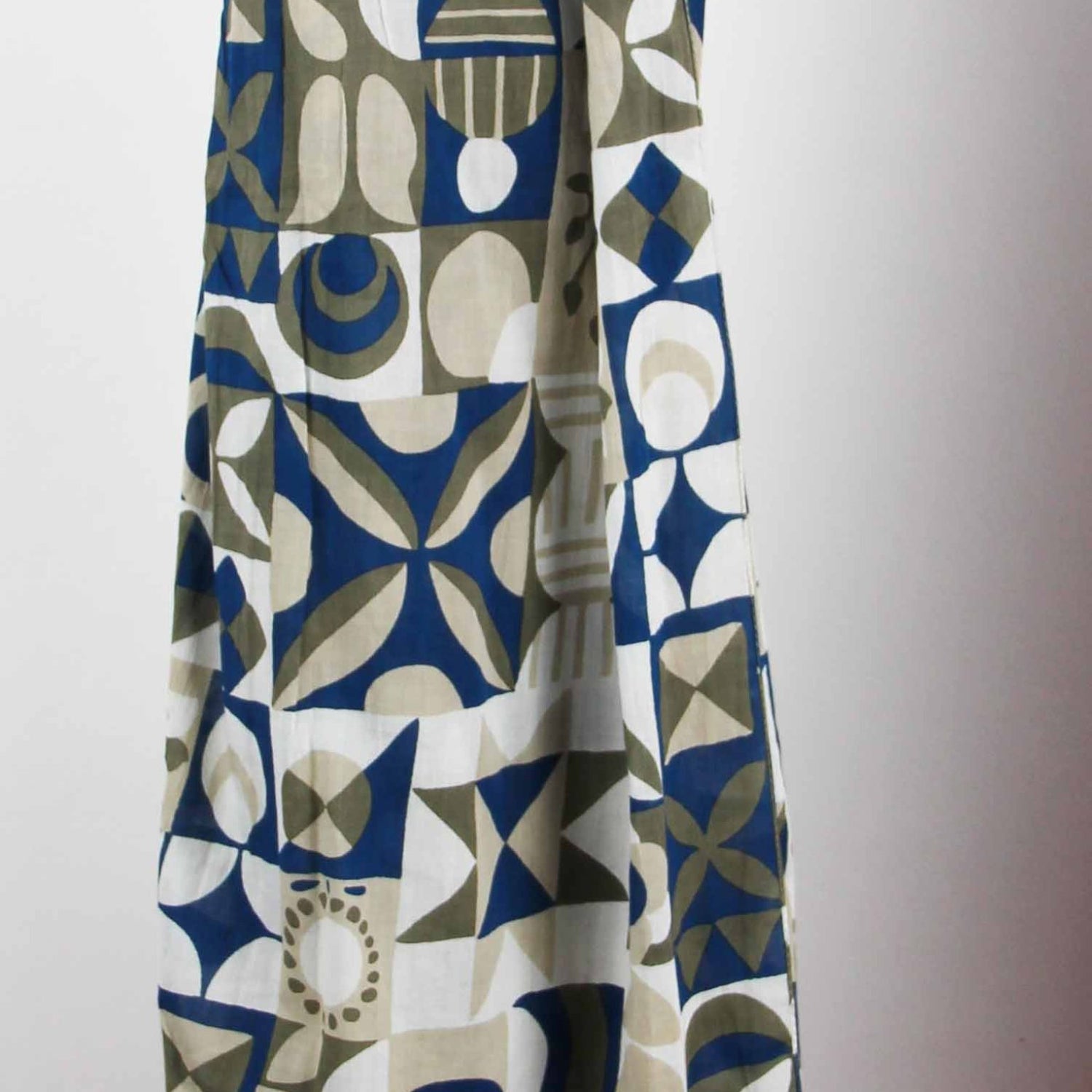 LES BELLES VAGABONDES Foulard Coton Bio Bergen Marine