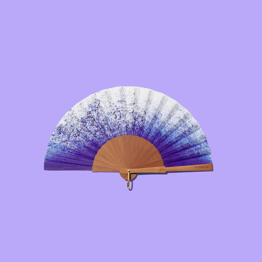 A FAN OF Eventail Mini Blue Splash