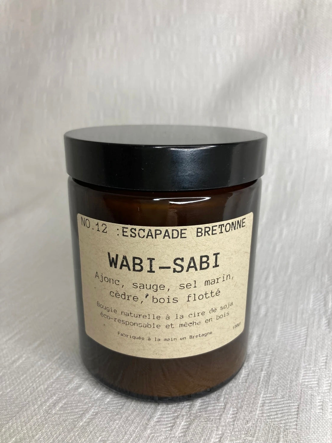 WABI-SABI  Bougie parfumée no 12 Escapade Bretonne