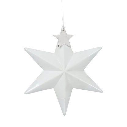 RÄDER Etoile en porcelaine à suspendre