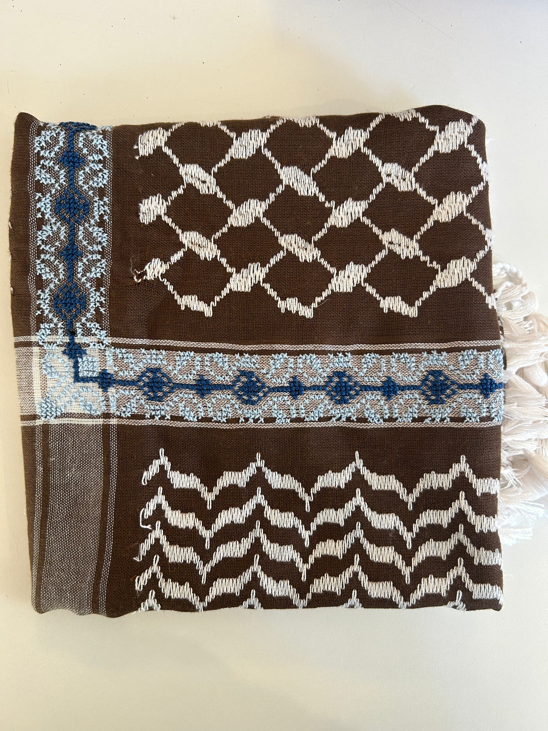 SEP Keffiyeh May Earthy Baby Blue