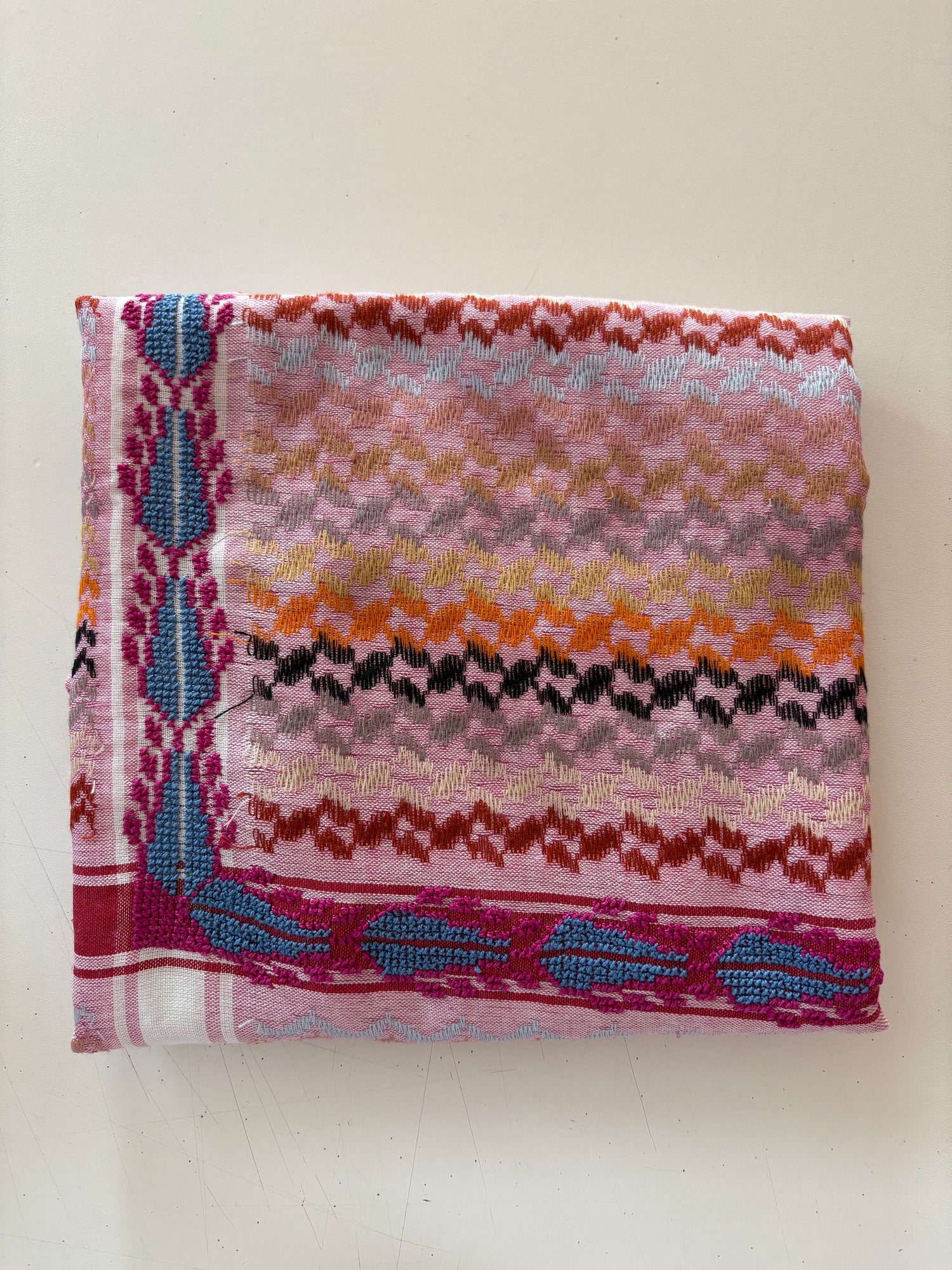 SEP Keffiyeh MULTICOLOR Cotton Pink