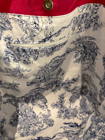 MAISON MALLOW Cabas Velours côtelé Fuchsia