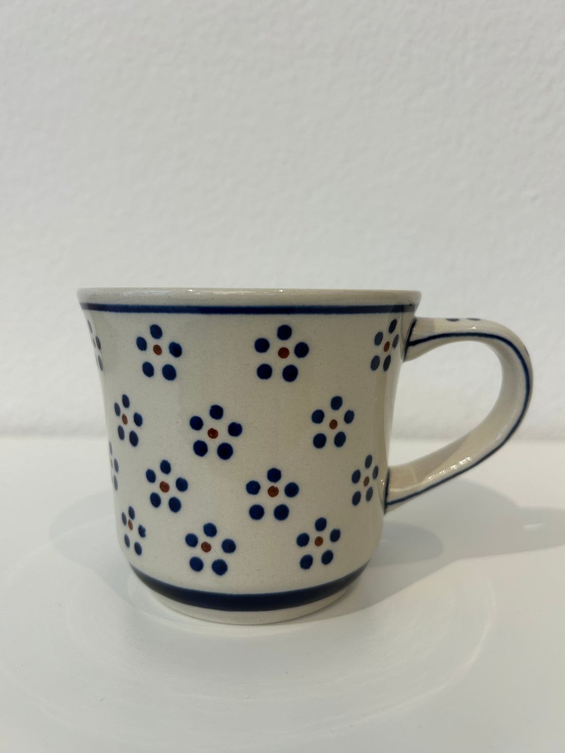 BOLESLAWIEC Grand Mug Fleurs Blanches
