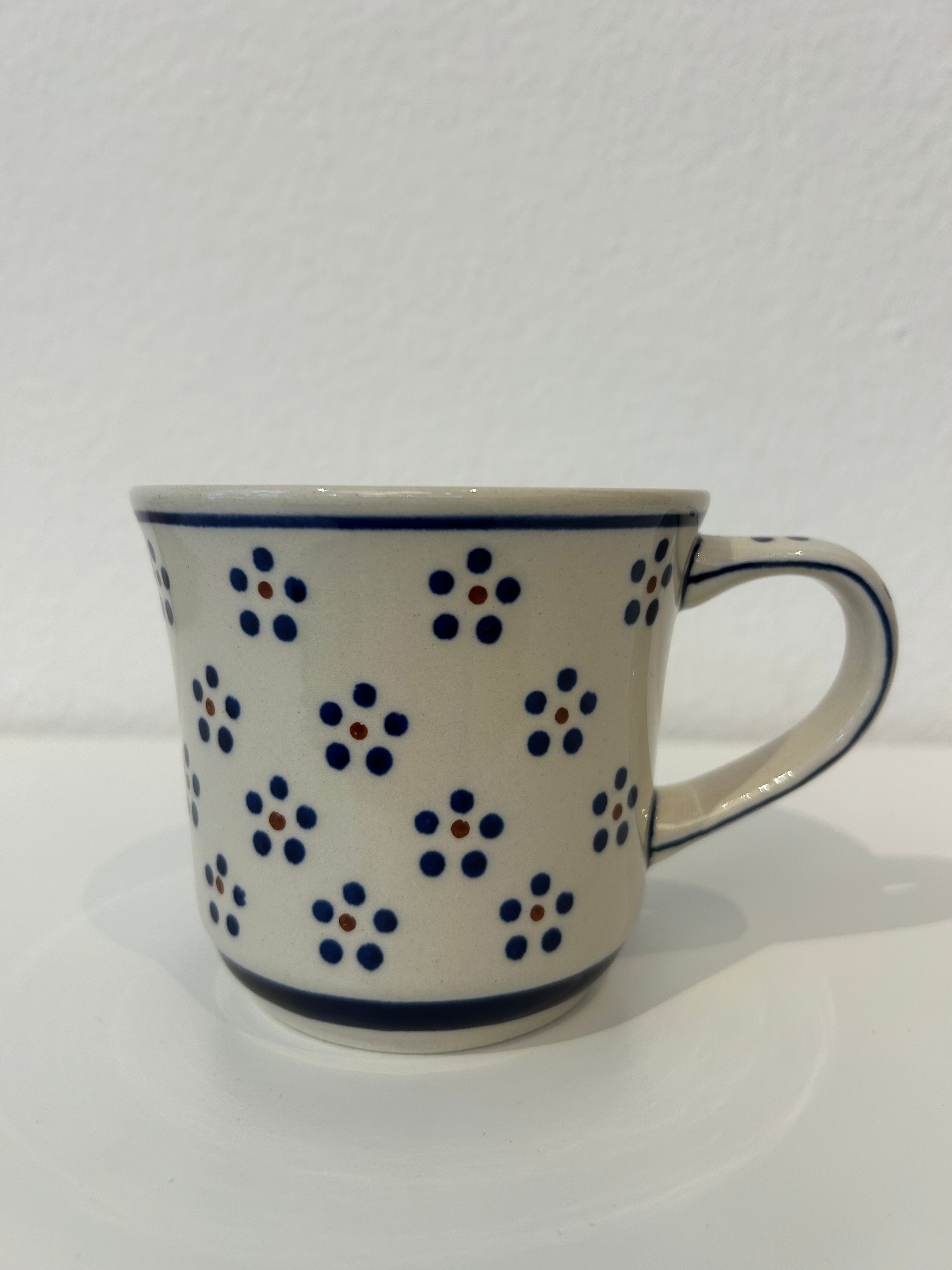 BOLESLAWIEC Grand Mug Fleurs Blanches