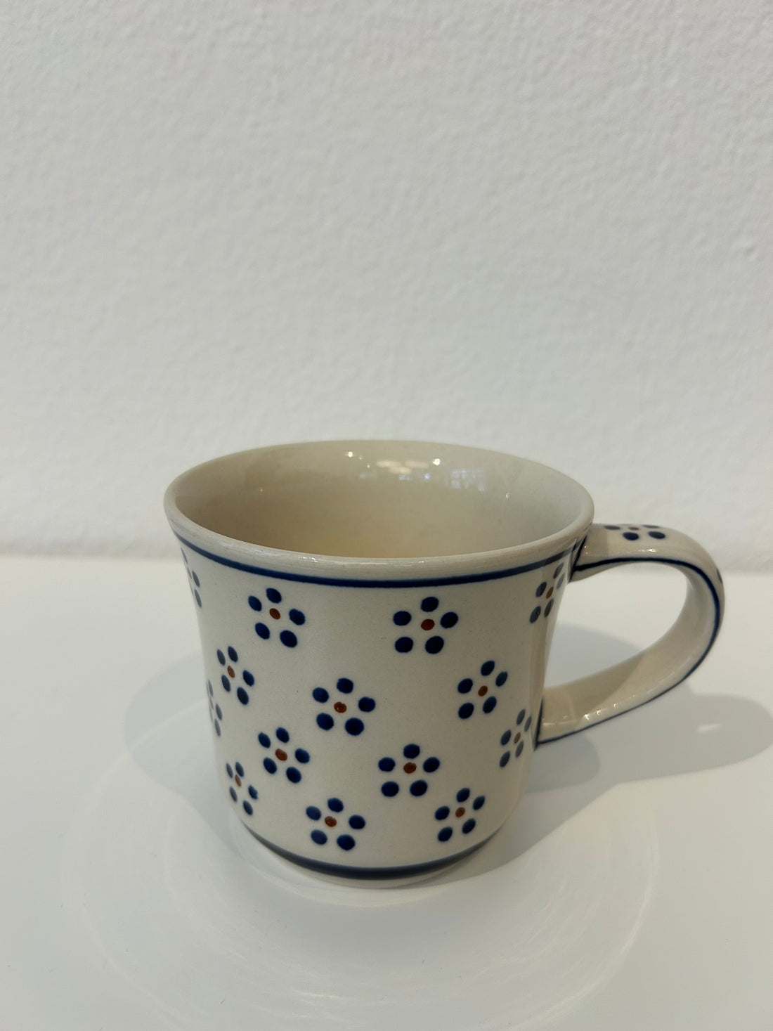 BOLESLAWIEC Grand Mug Fleurs Blanches