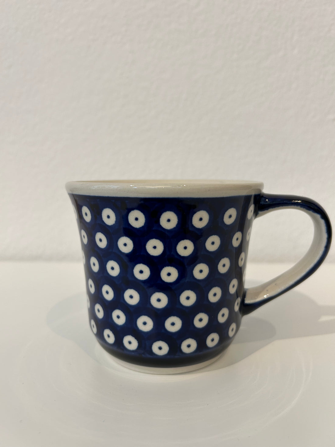 BOLESLAWIEC Grand Mug Pois Blancs