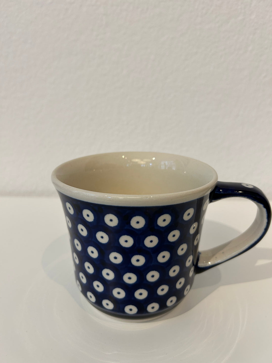 BOLESLAWIEC Grand Mug Pois Blancs
