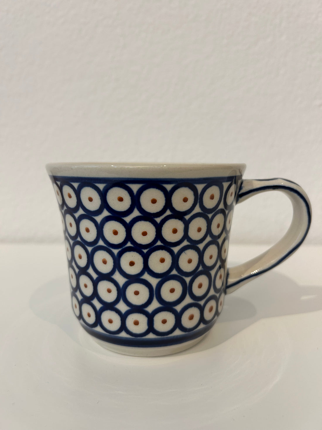 BOLESLAWIEC Grand Mug Paon Blanc