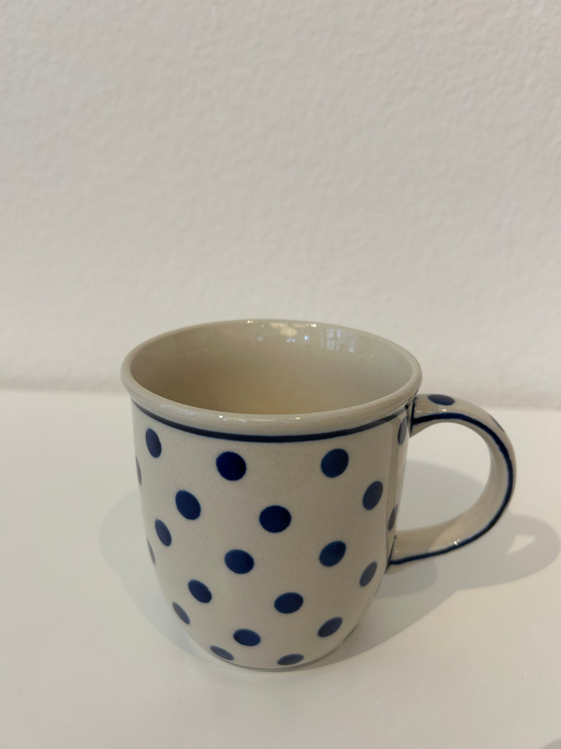 BOLESLAWIEC Mug Pois Bleus