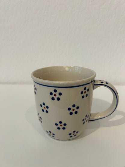 BOLESLAWIEC Mug Fleurs Blanches