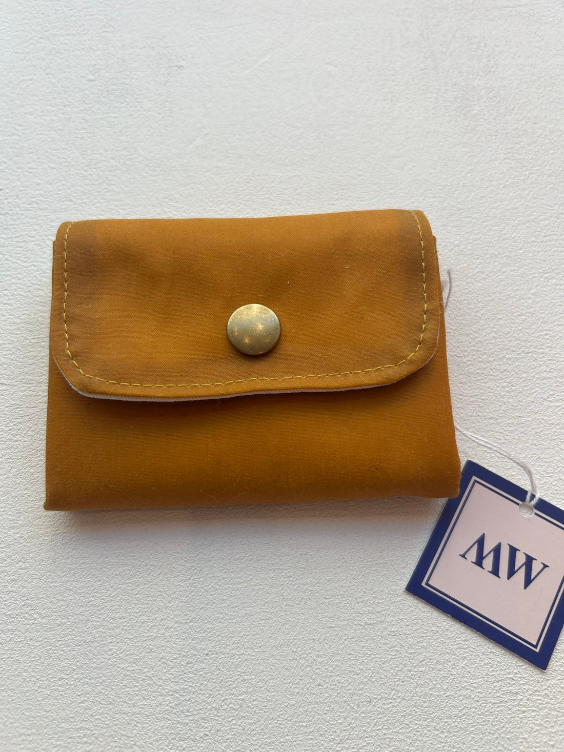 MAISON MALLOW Mini portefeuille Jaune Moutarde