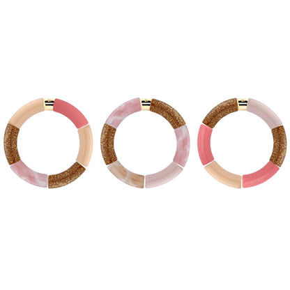 PARABAYA BR Trio Pipoca Rosa-ouro