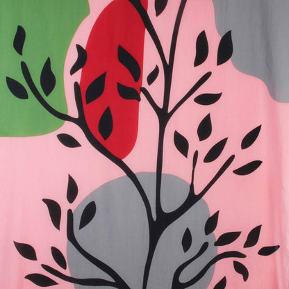LES BELLES VAGABONDES Foulard Coton Bio Sycomore Rose
