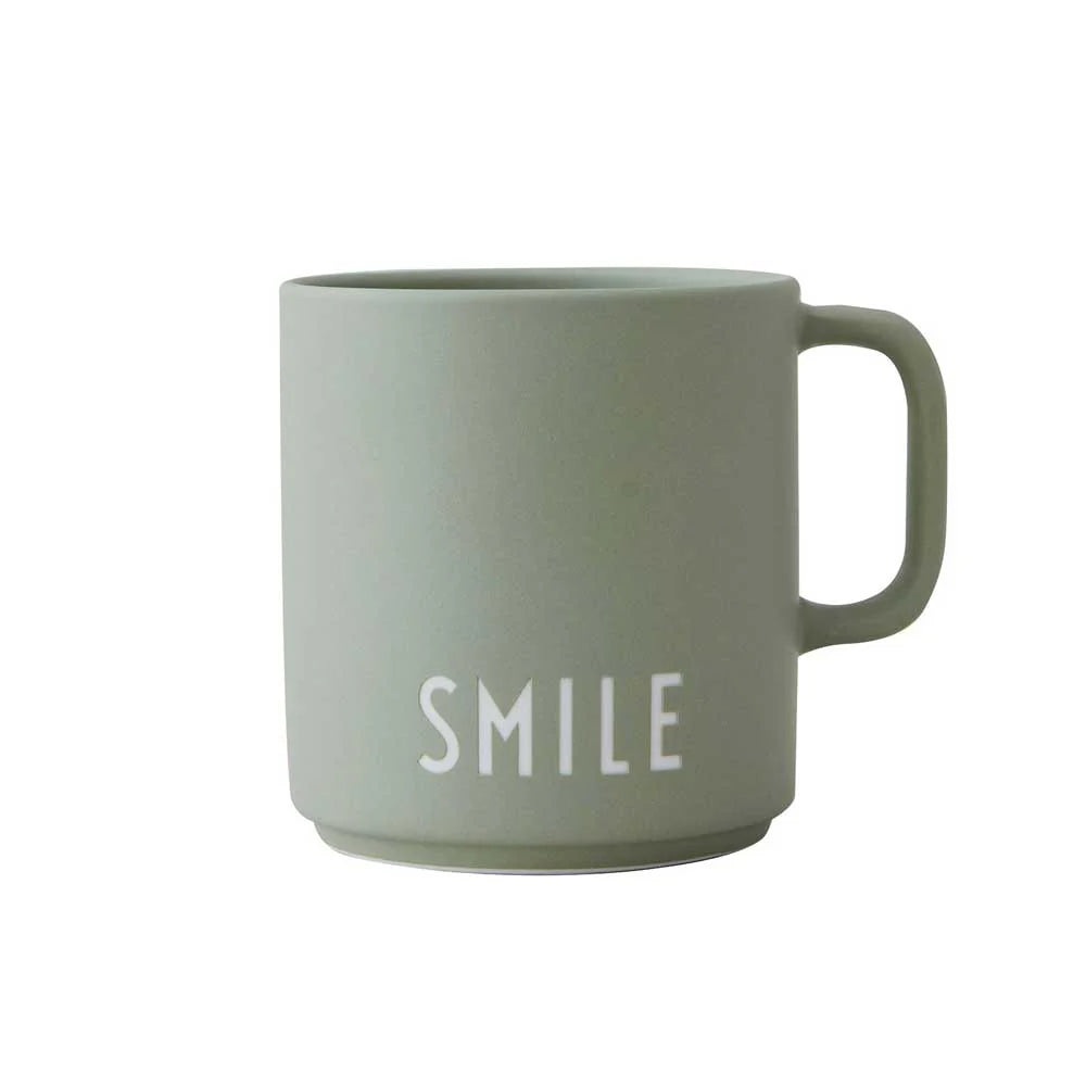 DESIGN LETTERS Tasse Smile Vert