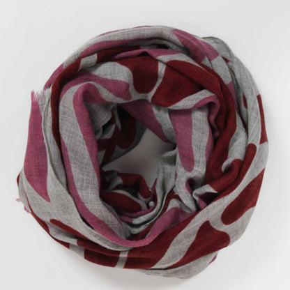 LES BELLES VAGABONDES Echarpe XL Laine Sulipa Rouge