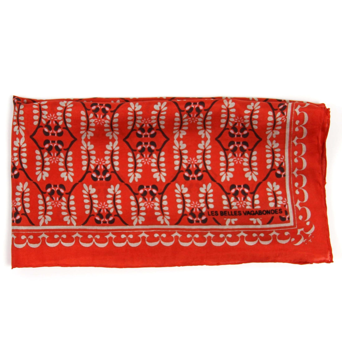 LES BELLES VAGABONDES Mini Soie Albertine Orange
