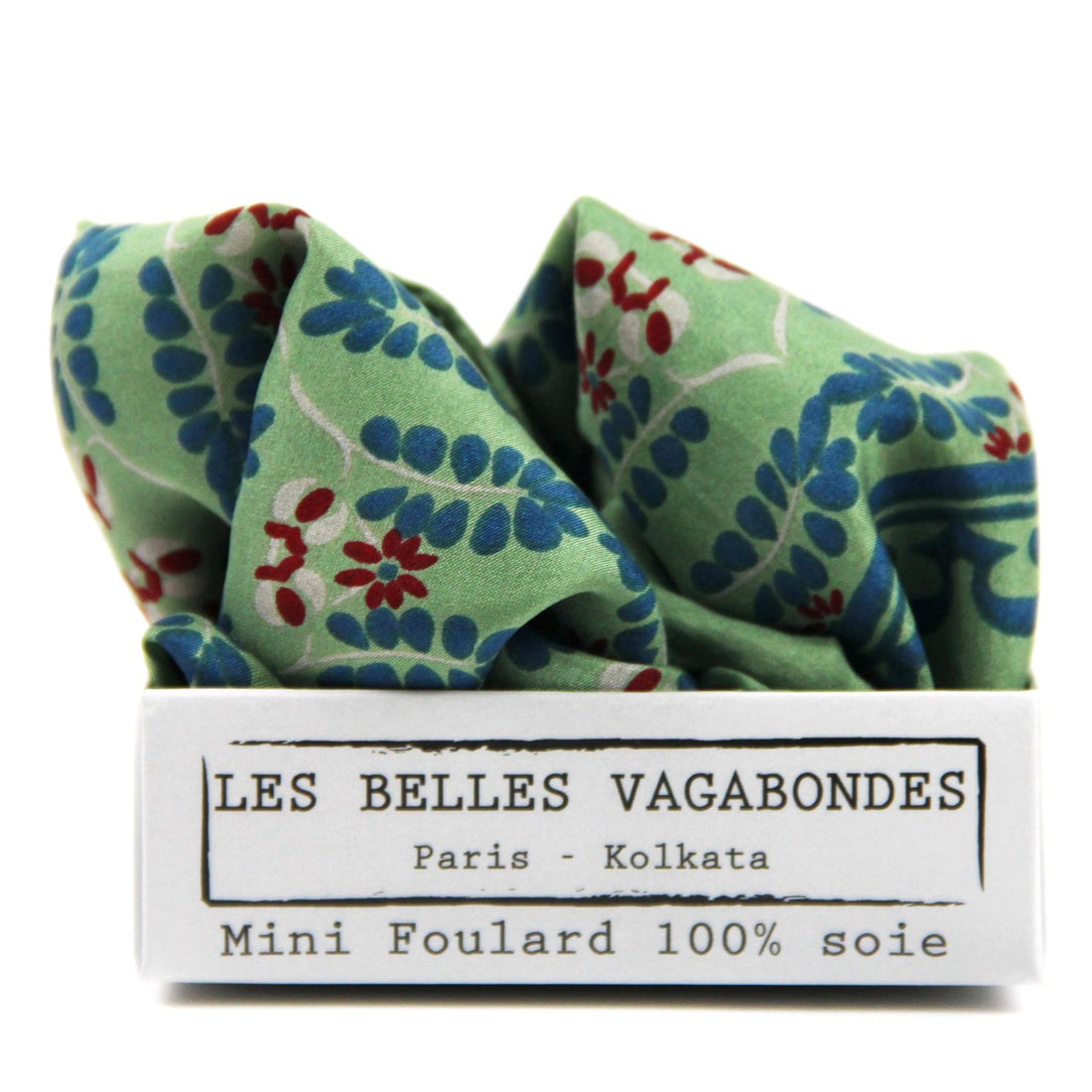 LES BELLES VAGABONDES Mini Soie Albertine Vert